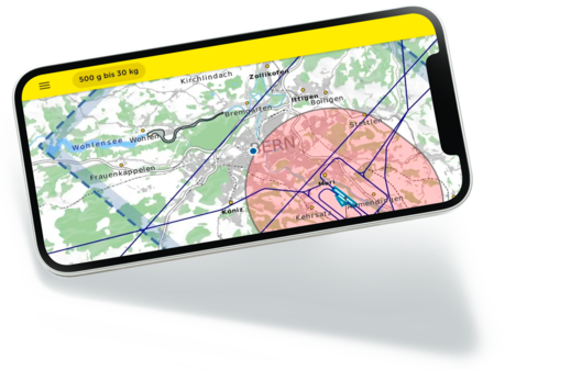 TCS Drone Information App Screenshot